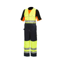 Huomiovärinen talviavohaalari sini/keltainen EN 20471 Lk.1 - 4023