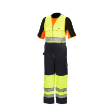 Huomiovärinen talviavohaalari sini/keltainen EN 20471 Lk.1 - 4023