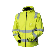Priha TopGreen© 3 vuodenajan softshell huomiopusero EN 20471 Lk.2 - 4342