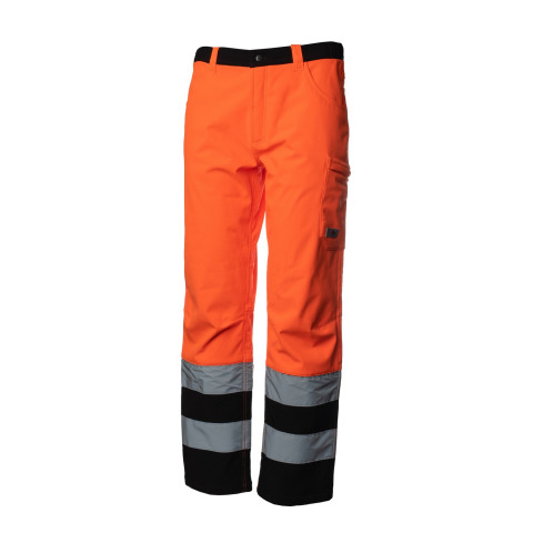 Priha TopGreen© 3 vuodenajan softshell huomiohousut EN 20471 Lk.2 - 4345
